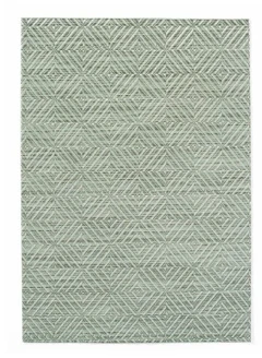 Bordbrikke, geometrisk gr&#248;nn 450x300 mm PVC