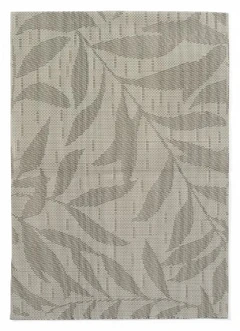 Bordbrikke, blad lys gr&#229; 450x300 mm PVC