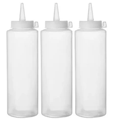 Dispenserflasker, 3 pk. transparent