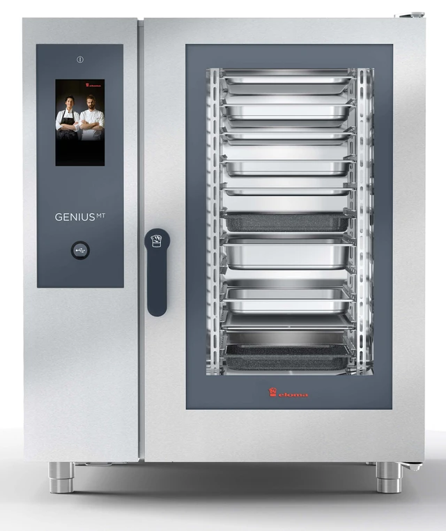 Kombidamper 10x1/1 GN Eloma Genius 10-11 Høyrehengslet 