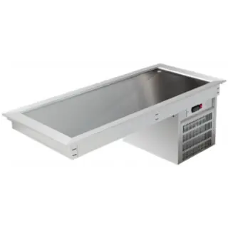 Kjøleplate for nedfelling. Kapasitet 5x1/1 GN 