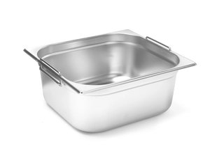 Rustfri kantine 2/3 GN med håndtak BL