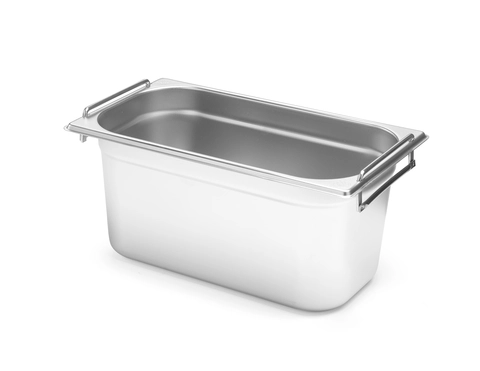 Rustfri kantine 1/3 GN med håndtak BL