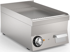 Flatgrill Rillet Støpejern, 1 stekesone