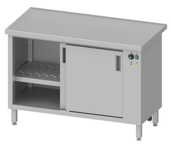 Varmeskap med skyvedører 140x70x85 cm