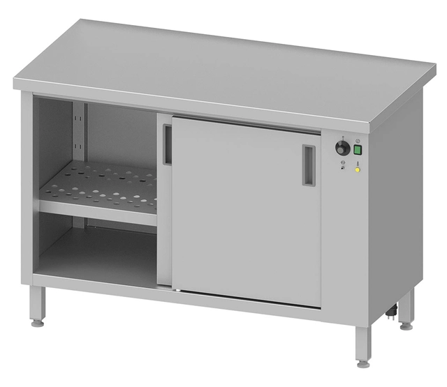 Varmeskap med skyvedører 140x70x85 cm 