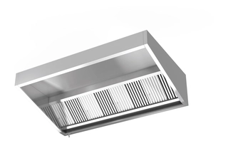 Damphette vegg, skr&#229; Dybde 100 cm