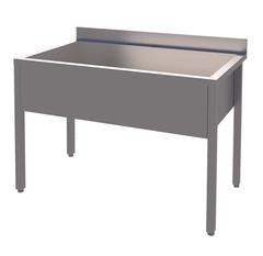 Rustfri stor kum BxDxH: 80x70x85cm