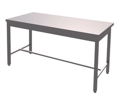 Rustfri arbeidsbenk uten underhylle BxDxH: 60x70x85 cm