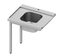 Forvaskebenk, venstre BxDxH: 100x67x87cm