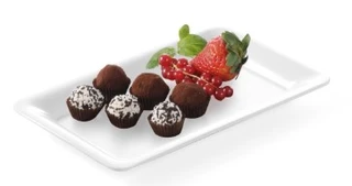 Serveringfat, Fine Dine, hvit melamin 1/4 GN 