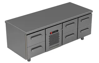 Grillkjølebenk 6 skuffer, 160 cm