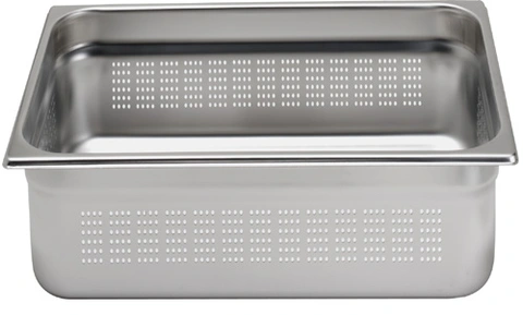 GN Kantine Perforert 1/2 GNx100mm BxDxH: 26,5x32,5x10cm 