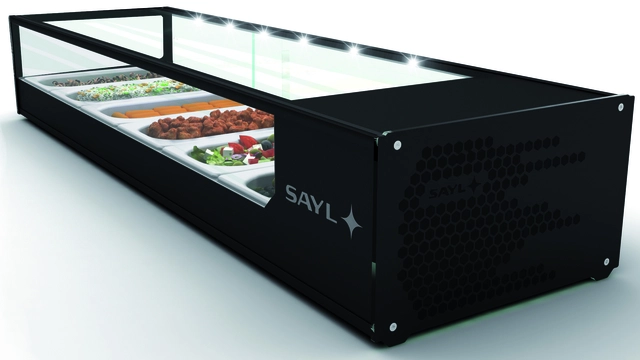 Kjølekabinett Tapas, sort, 4x 1/3GN 40mm BxDxH: 97x38x22,5cm 