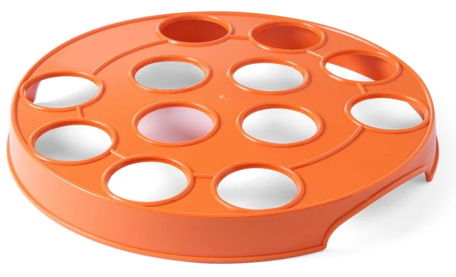 Ølglassholder, oransje for 12 ølglass 