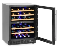 Vinkj&#248;leskap med glassd&#248;r Plass for 46 vinflasker