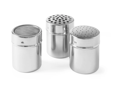 Pulver shaker med fint nett Ø 5,5x7,5 cm