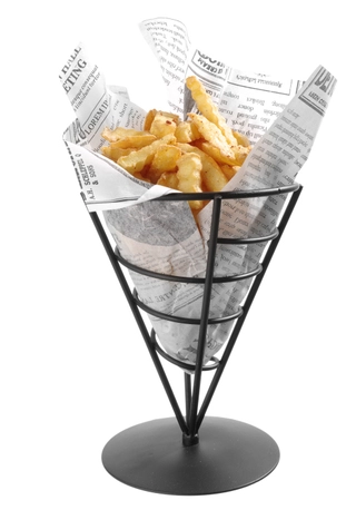 Stativ til chips poser, svart Ø 11,5x17,2 cm