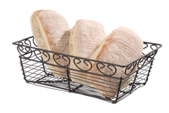 Tr&#229;dkurv Deco rektangul&#230;r, svart