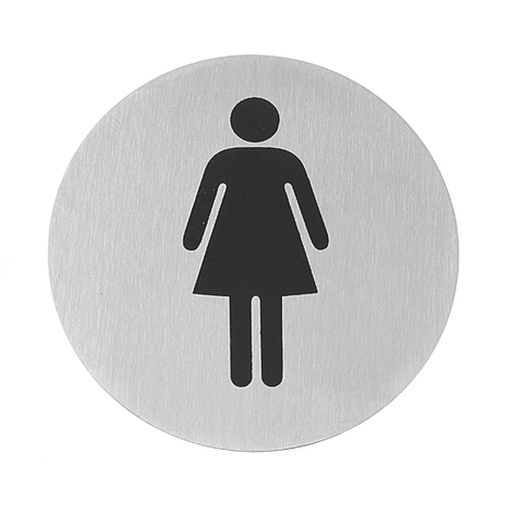 Dørskilt, Ø7,5 cm Kvinner 