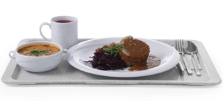 Serveringsbrett med  'Granitt'-mønster Flere størrelser