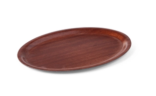 Serveringsbrett, oval Mahogni. Flere størrelser