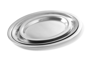 Serveringsbrett, oval matt finish Flere størrelser