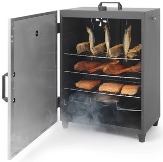 Røykovn, elektrisk 3 rister og 3 kjøttkroker